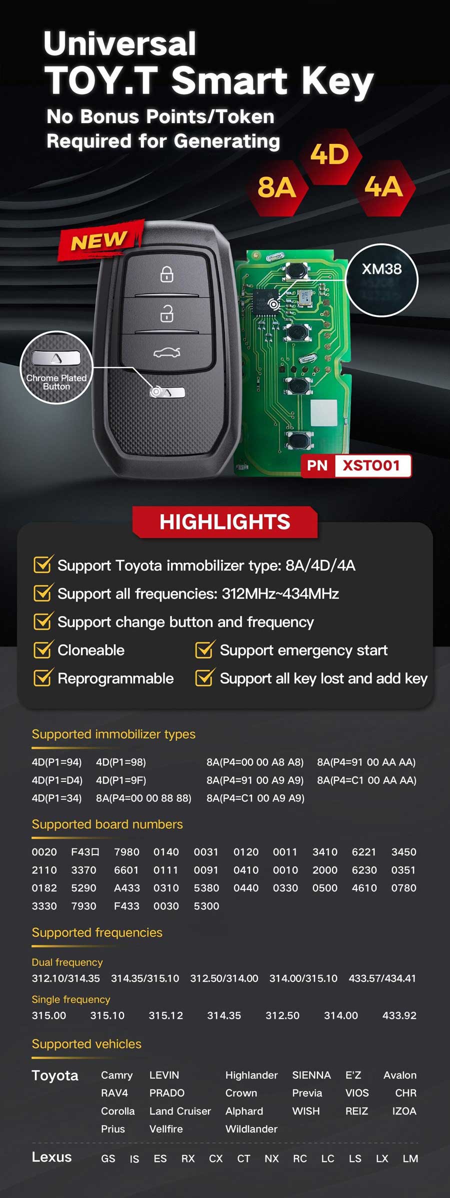 xhorse xm38 smart key