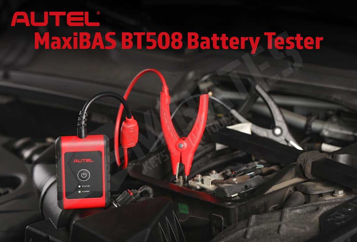 Nouveau testeur de système électrique testeur de batterie Autel MaxiBAS BT508 avec Bluetooth sans fil VCI tout Diagnostic du système | Clés Emirates