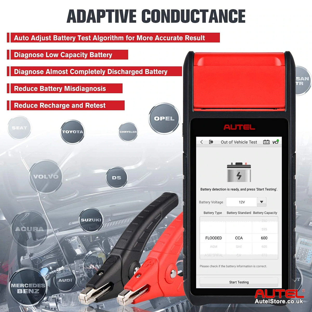 MaxiBAS BT608 Adaptive conductance