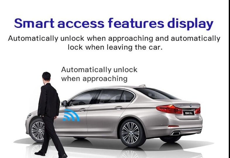 New Aftermarket LCD Universal Modified Smart Key Kit For All Keyless Entry Car Mercedes Benz Classic Style Silver Color | Emirates Keys