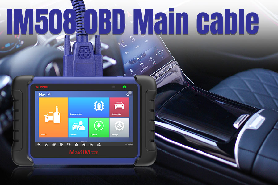 Nouveau câble de test principal Autel pour outil de programmation de clé Autel MaxiIM IM508 (câble résistant à l'étirement) | Clés des Émirats