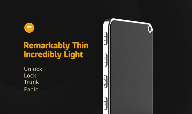 Xhorse XSKC04EN King Card Slimmest 4 Botões Universal Smart Remote Key com Built-in 2 Baterias (Diamond blue) | Chaves dos Emirados