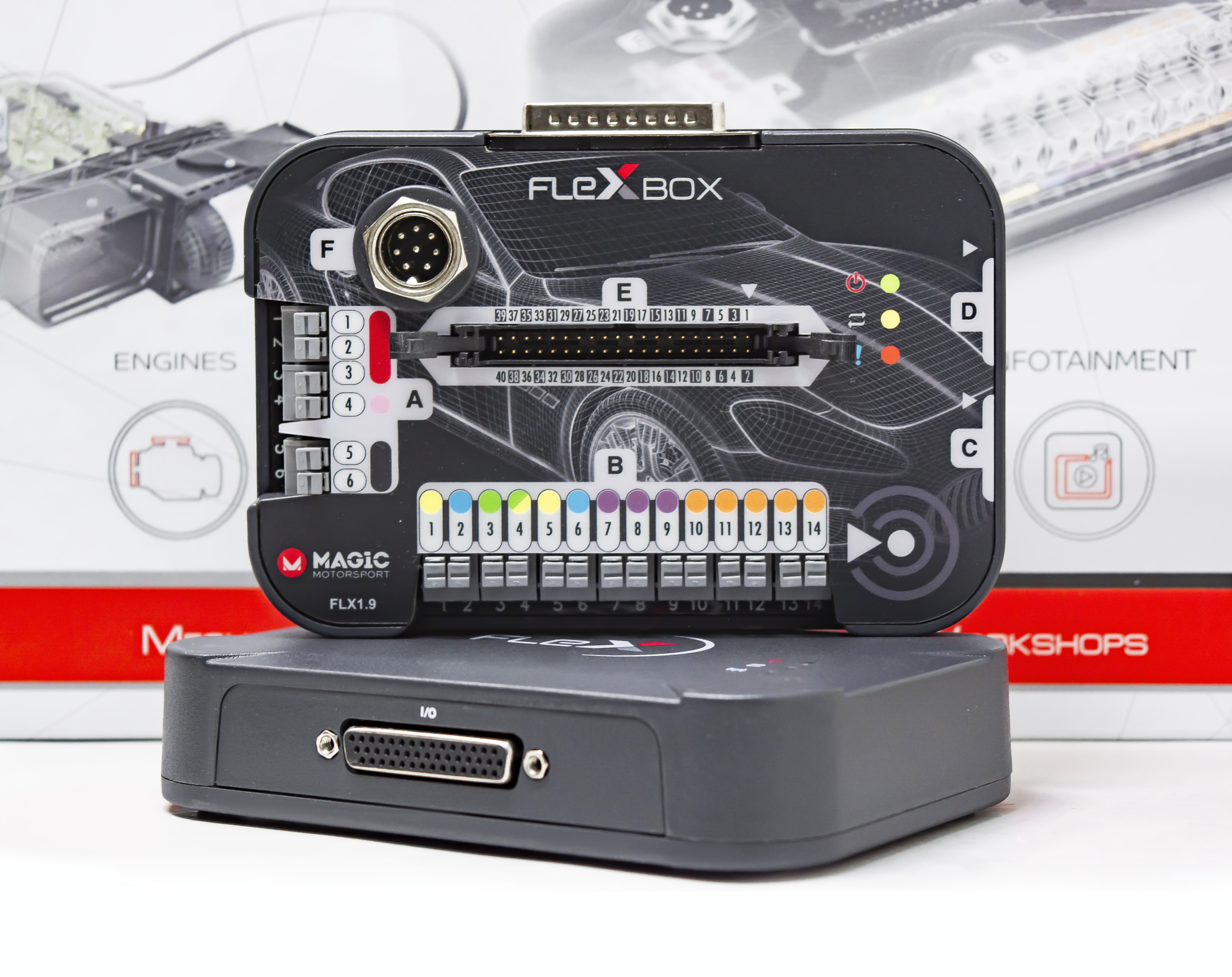 FLEX is an innovative tool for mechatronic workshops that fully supports the latest developments in the automotive tuning and repair market