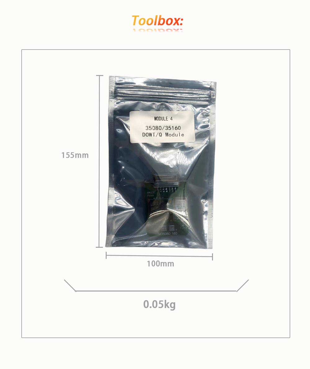 Yanhua ACDP Set Module 4 for erase/adjust mileage of 080DOWQ/T,160DOWQ/T EEPROM