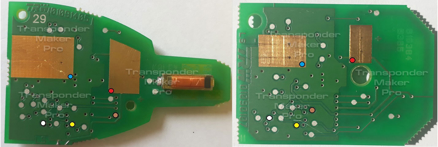Alfa Romeo 159 uzaktan anahtar bağlantı şeması Alfa Romeo 159 remote key connection diagram