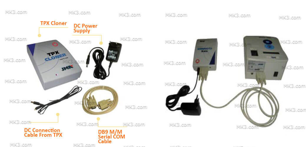 tpx Cloner is Delivered with DB9 Male-Male Cable tpx cloner db9 Male Cable